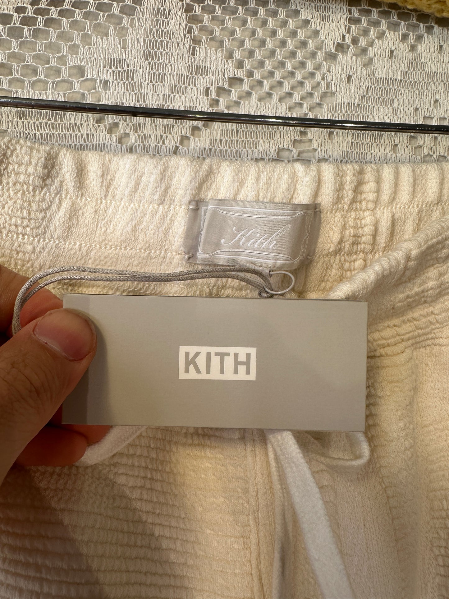 Kith elmhurst geometric knit pants
