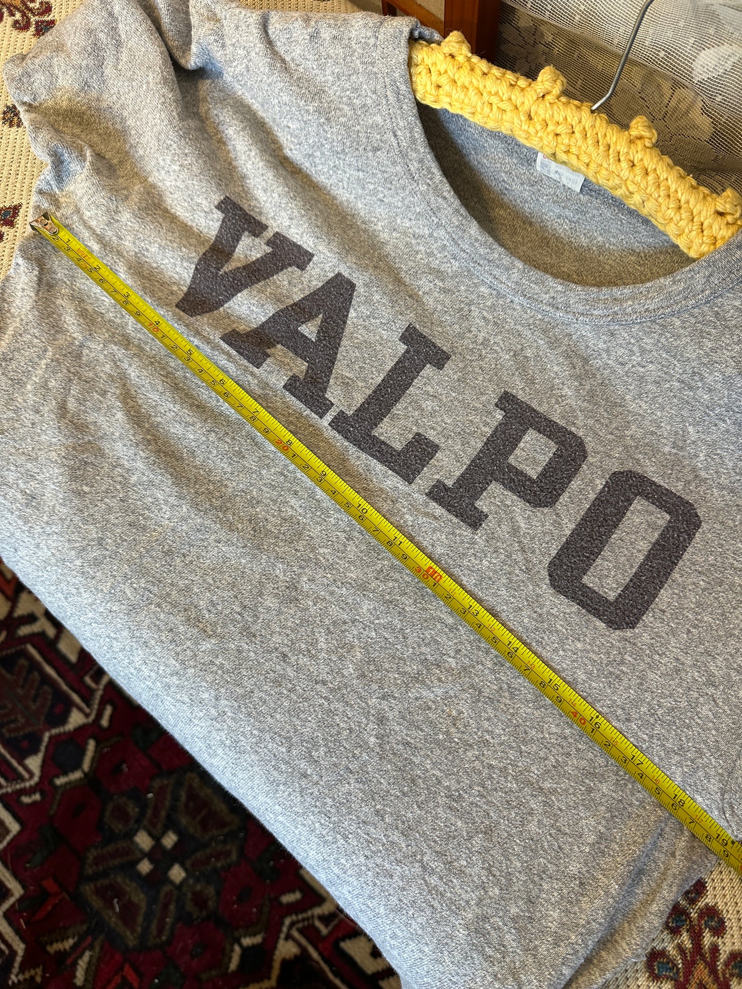 Vintage 60 70 Champion Knitwear Shirt VALPO Valparaiso University 40 Small