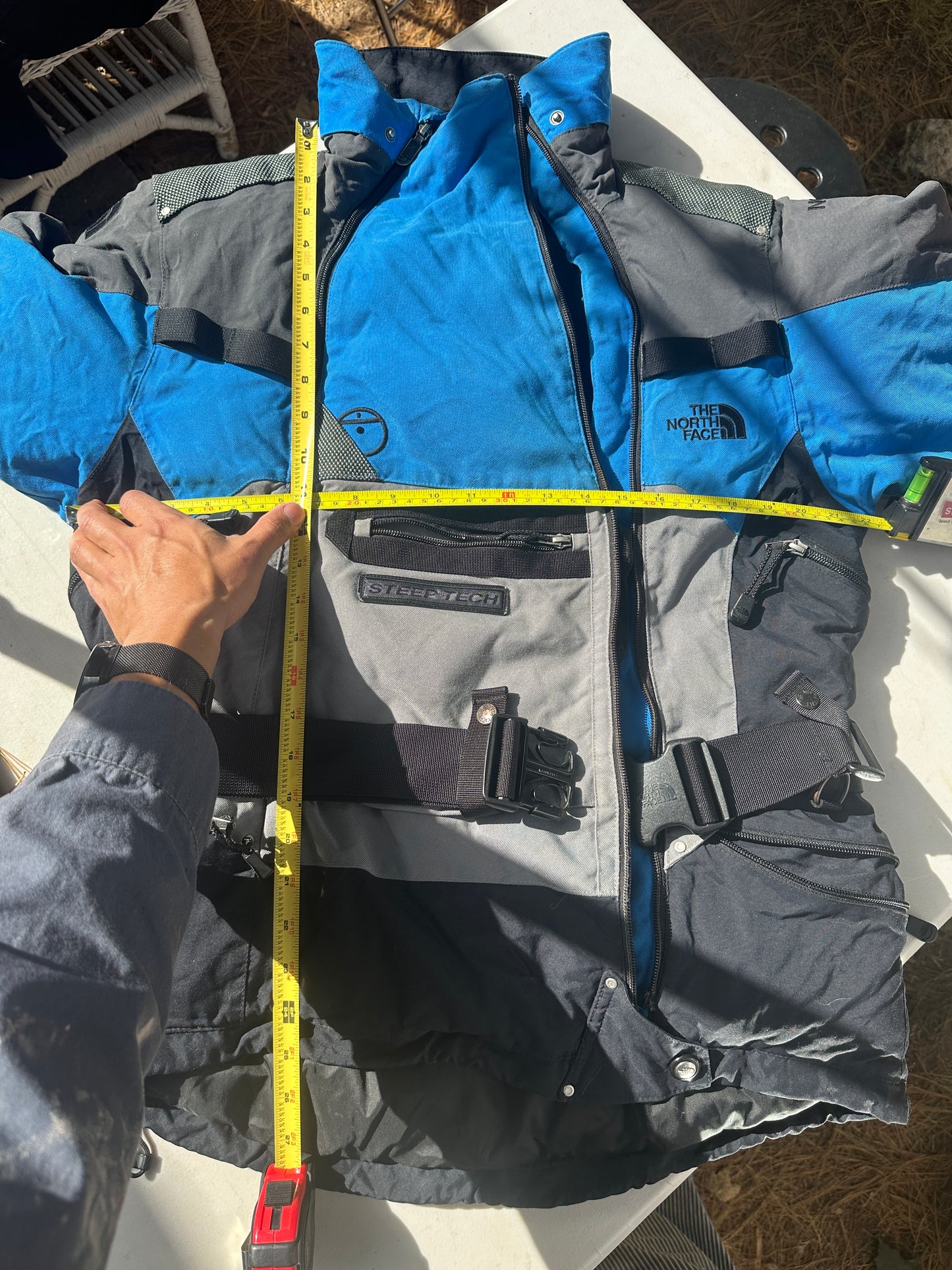 North Face Down Jacket Steep Tech Scot Schmidt 550 Large Women vintage