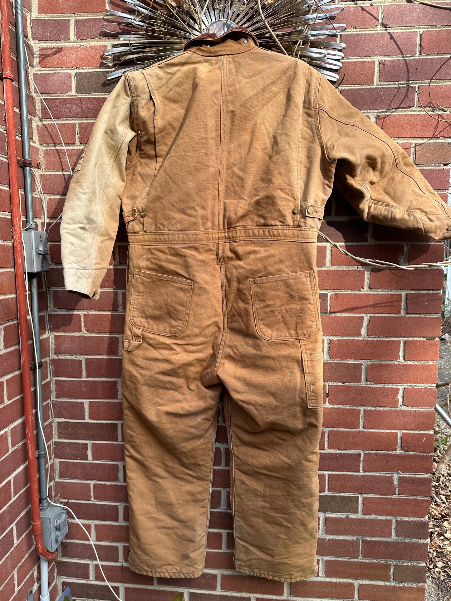 Carhartt Coverall 46 Short Quilt Insulated bib Union X01