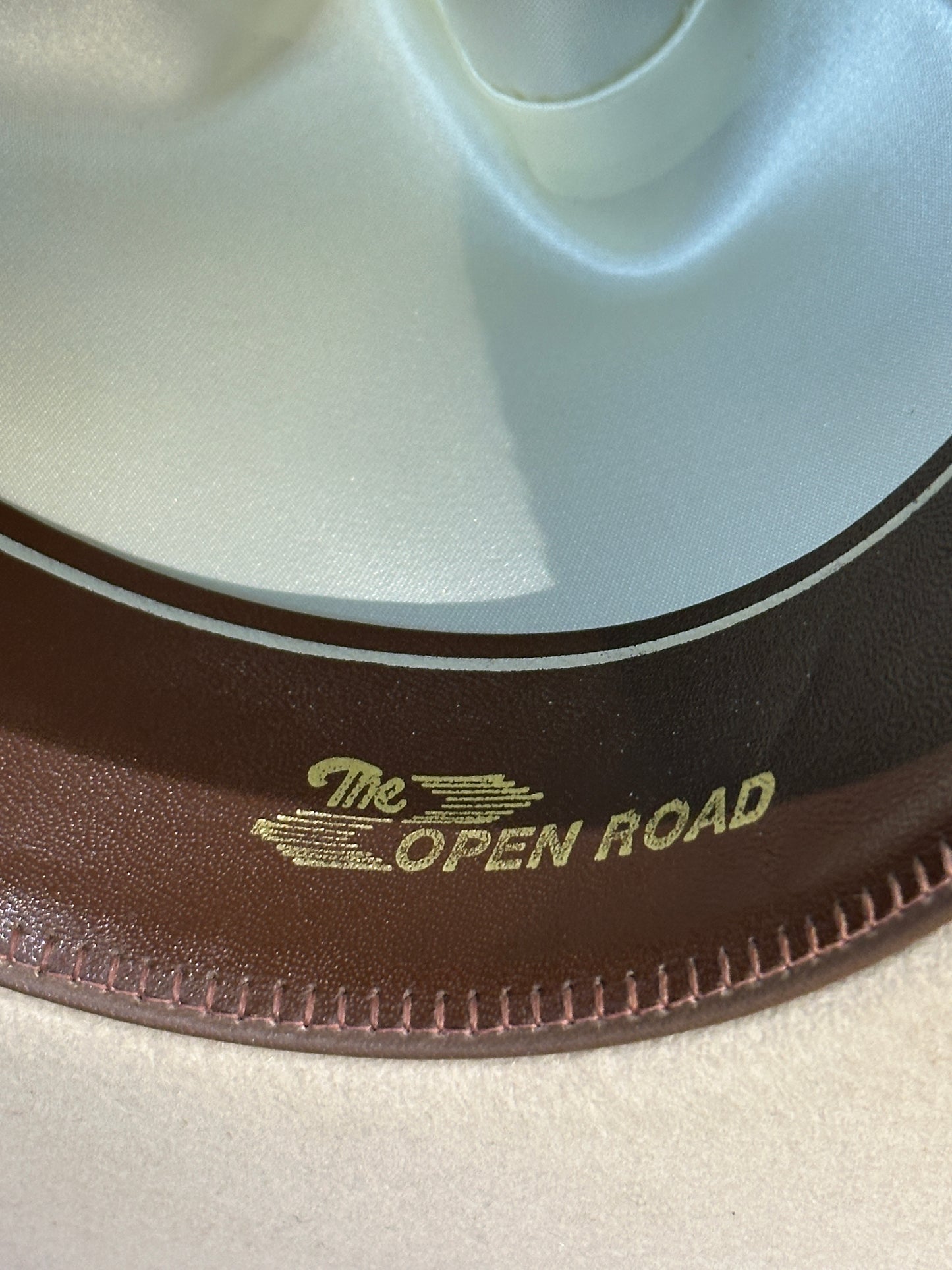 Vintage Stetson cowboy hat 7 4x Beaver USA The Open Road xxxx John B 56