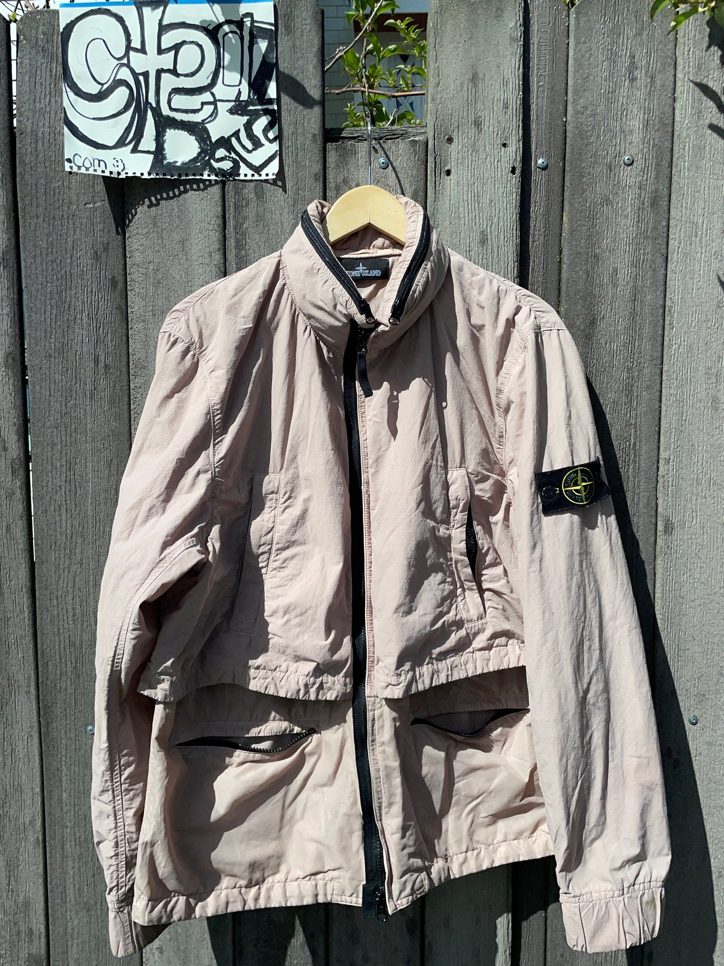 Rose Tinted Pedal Jacket . Stone Island
