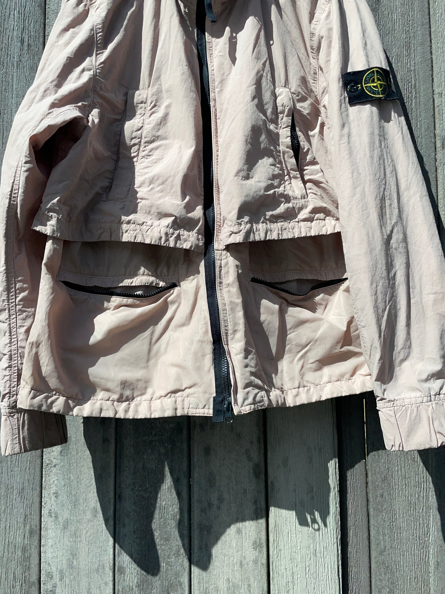 Rose Tinted Pedal Jacket . Stone Island