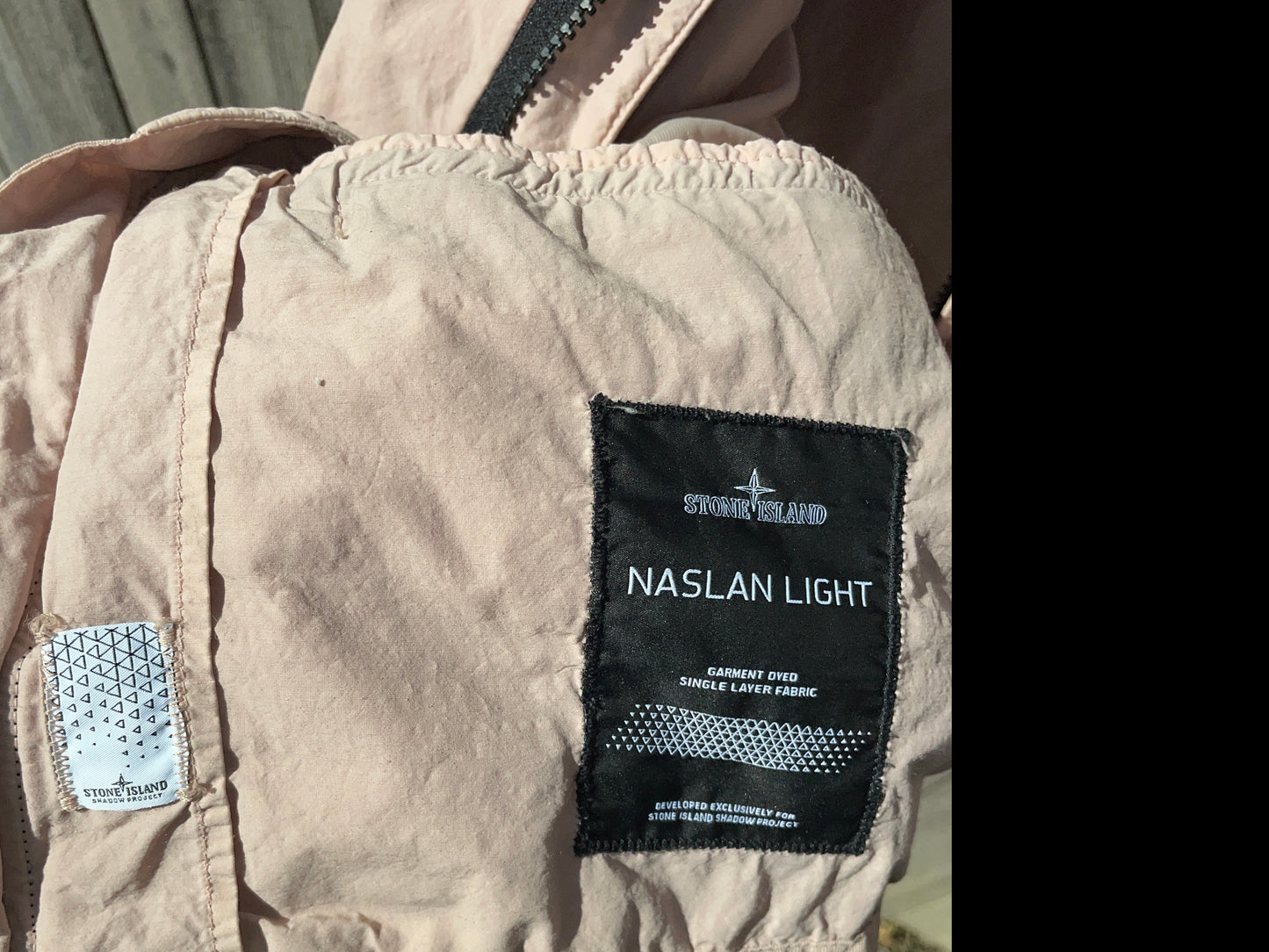 Rose Tinted Pedal Jacket . Stone Island