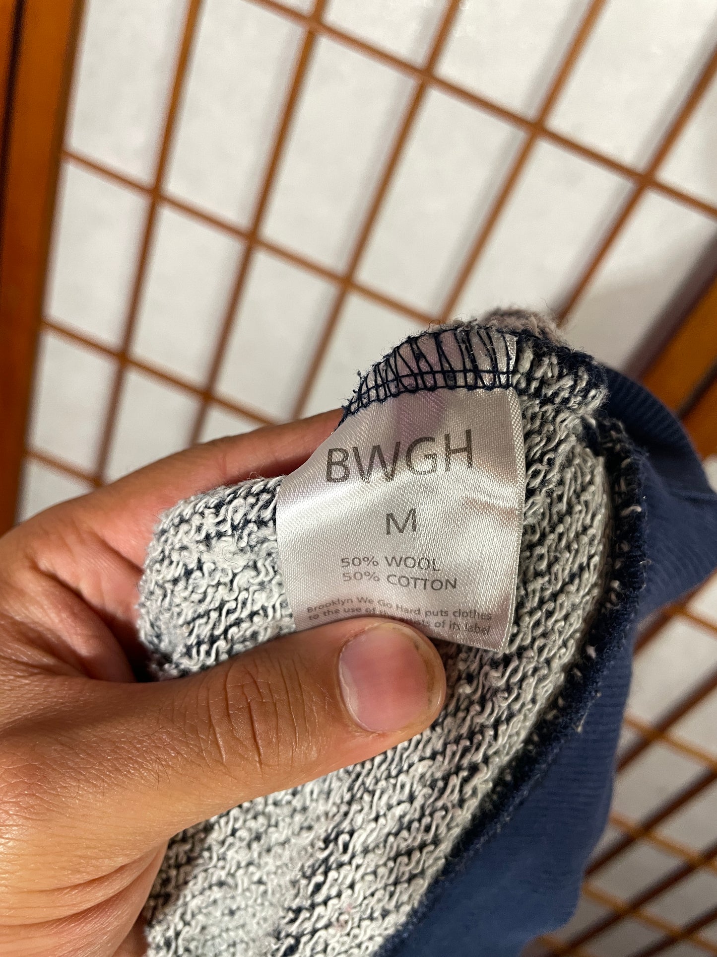 Ronnie Fieg BWGH Sweater Medium New York Just Us Elbow Patch