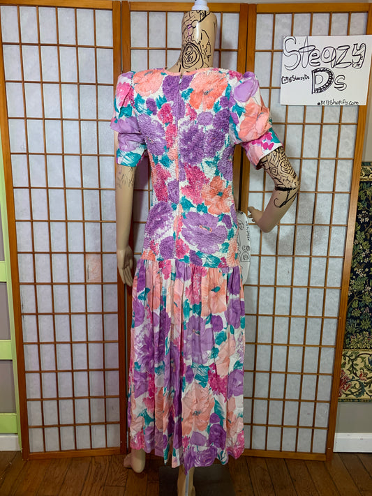 Cottagecore Flowerfield Dress, A1 New York