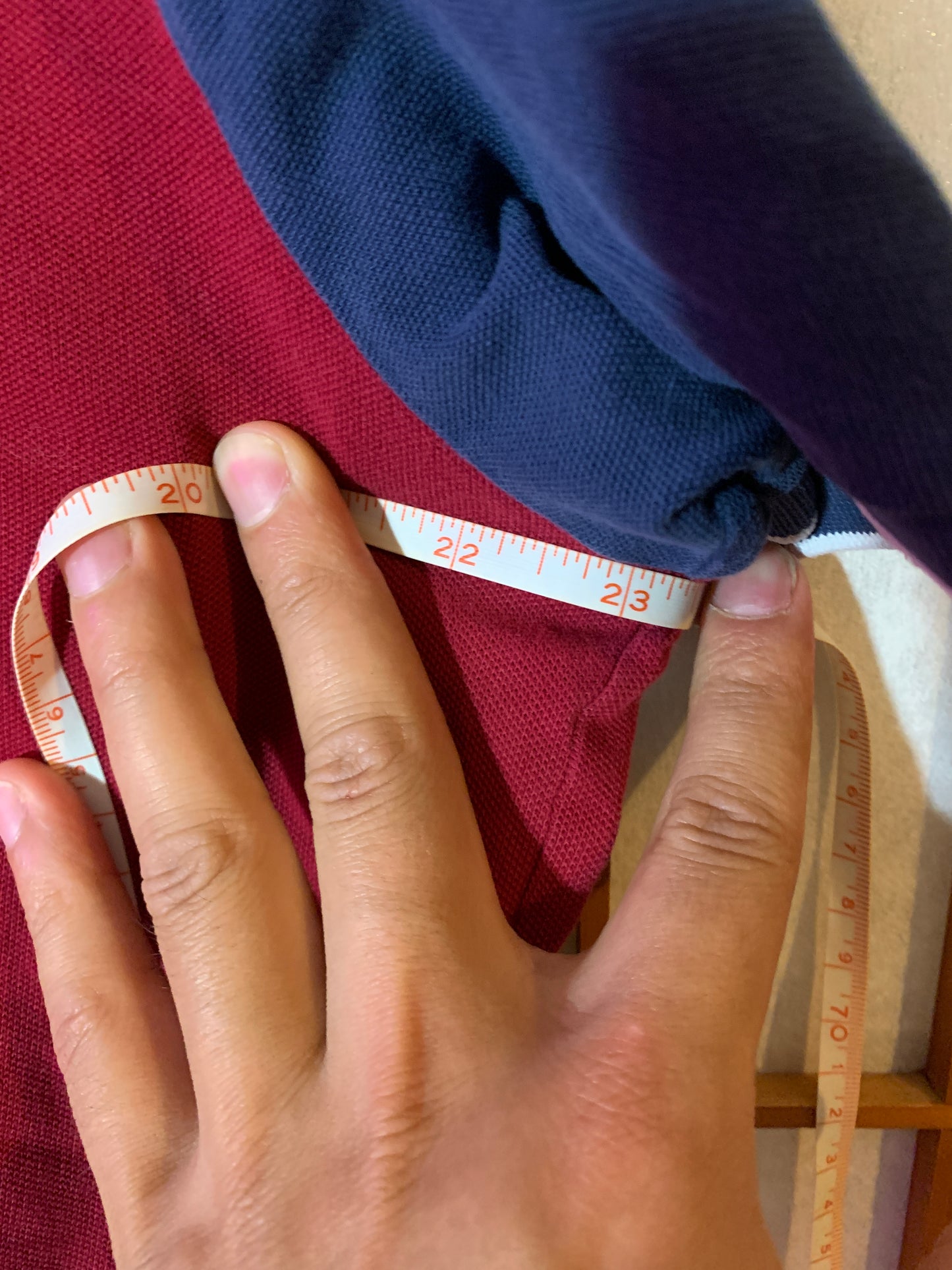 Red Colorblock Polo, Lacoste