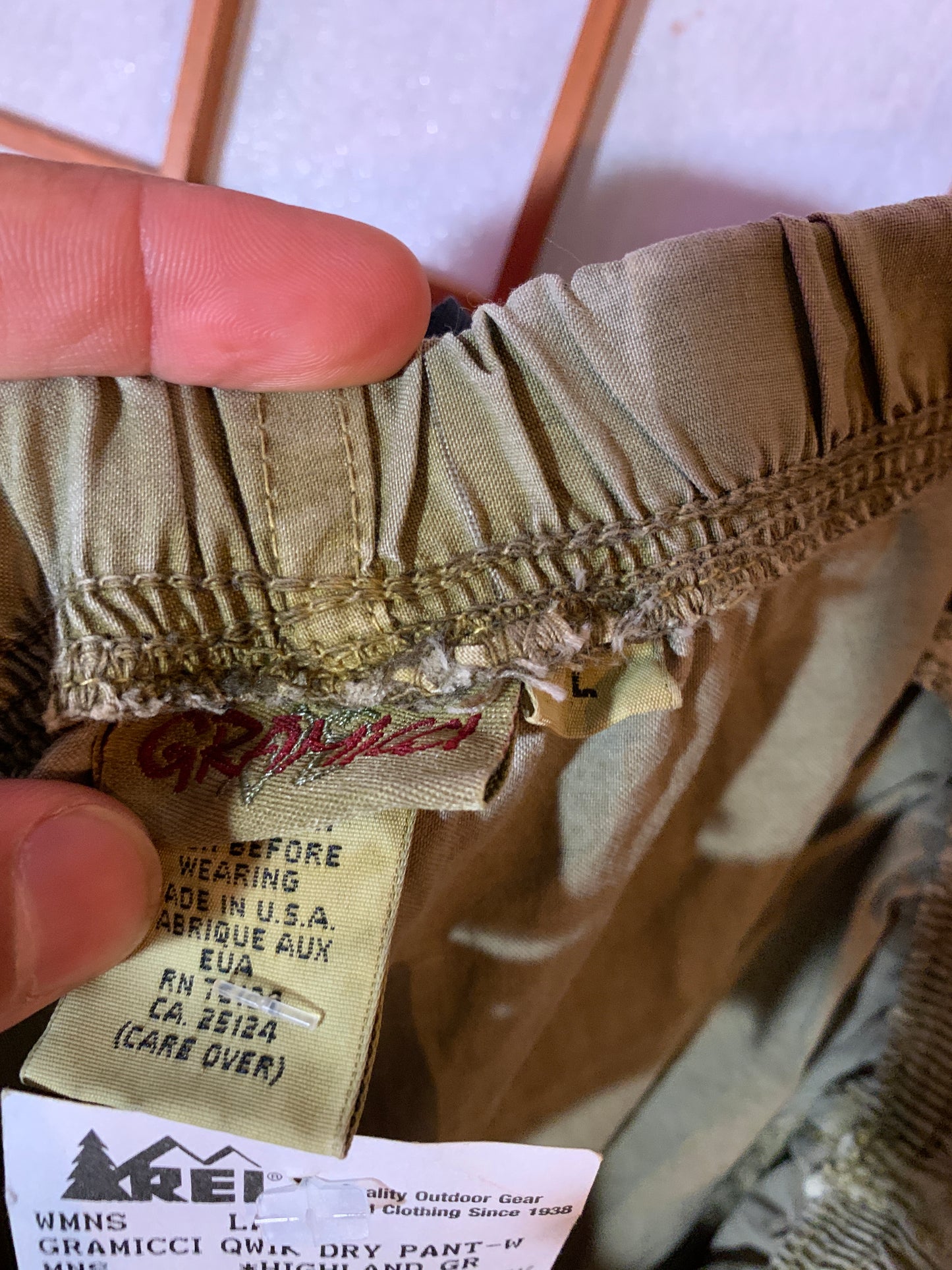 Camps, Climb and Shine Belted pants, Gramicci