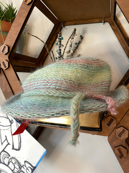Rainbow Road Mohair Hat