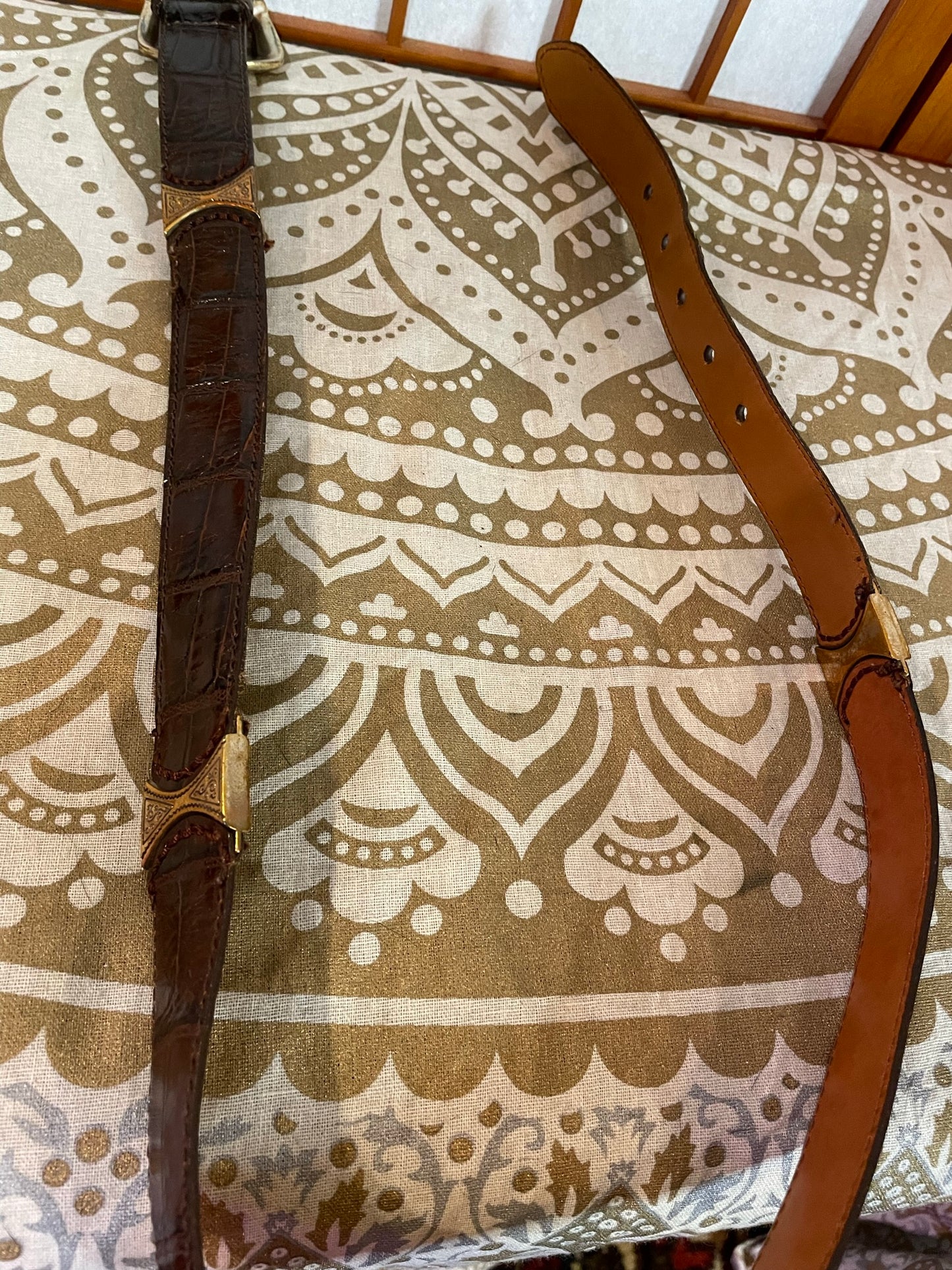 Metal Link Crocodile Belt