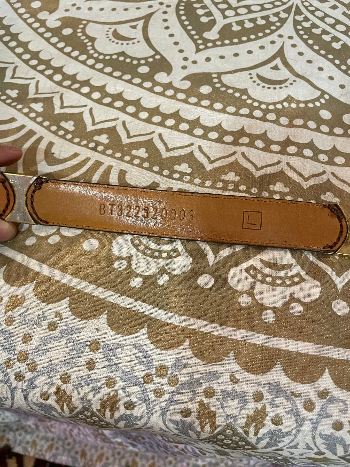 Metal Link Crocodile Belt