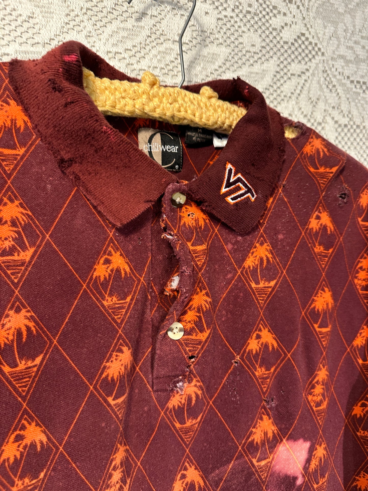 Techy & Gritty Virginia Tech Polo