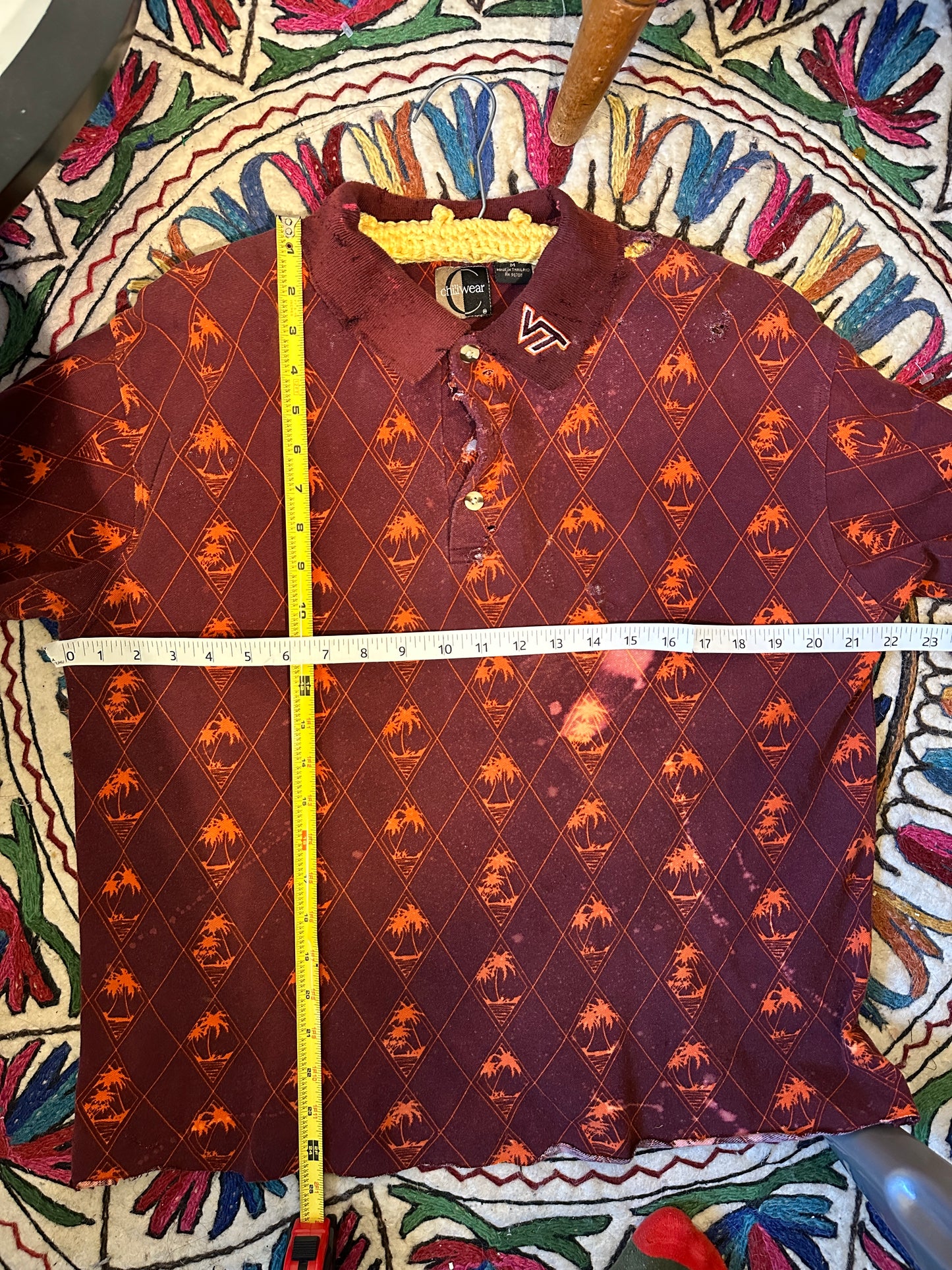 Techy & Gritty Virginia Tech Polo