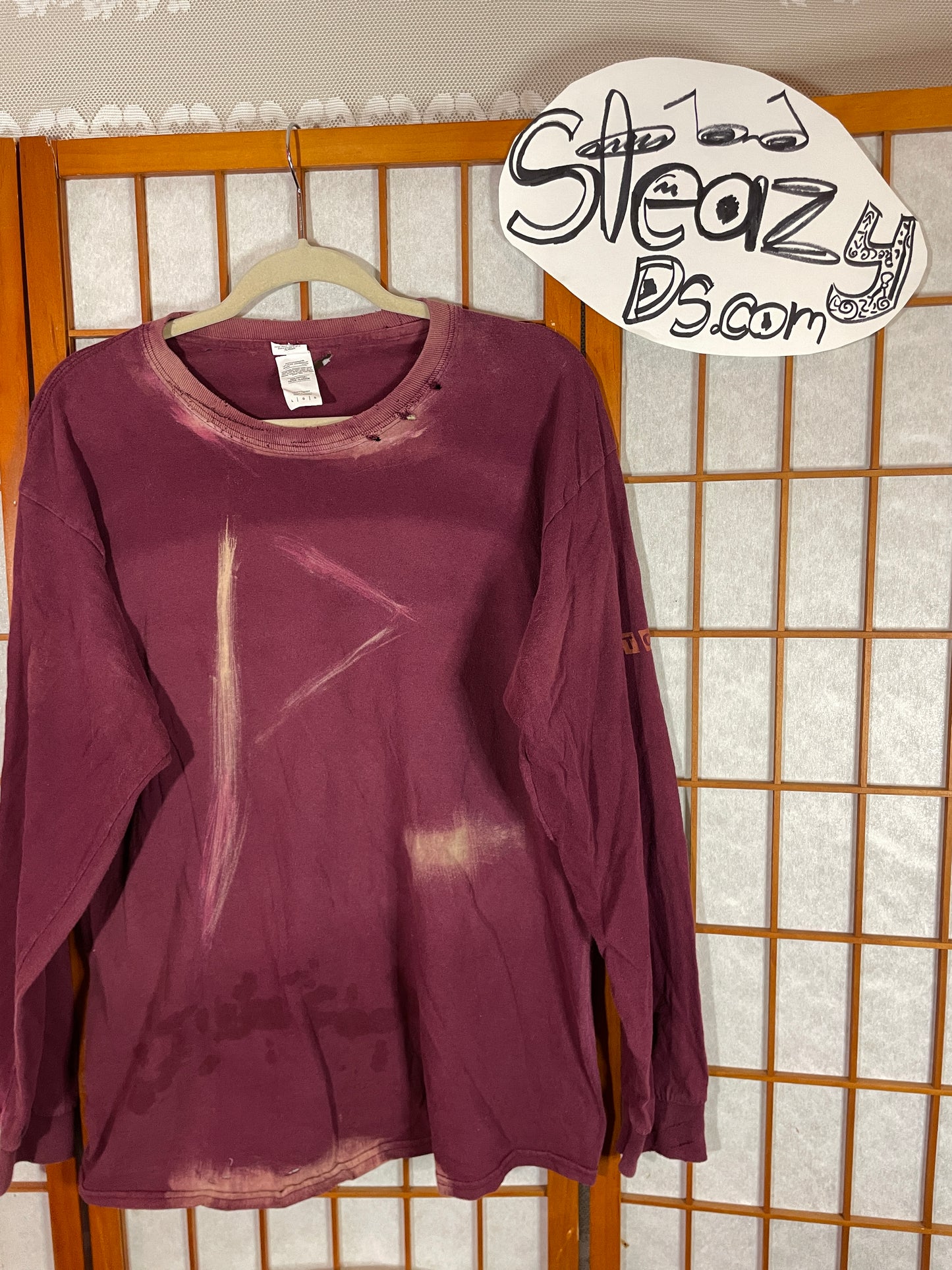 Sun Faded Stoney Distressed Post Malone Concert Shirt
