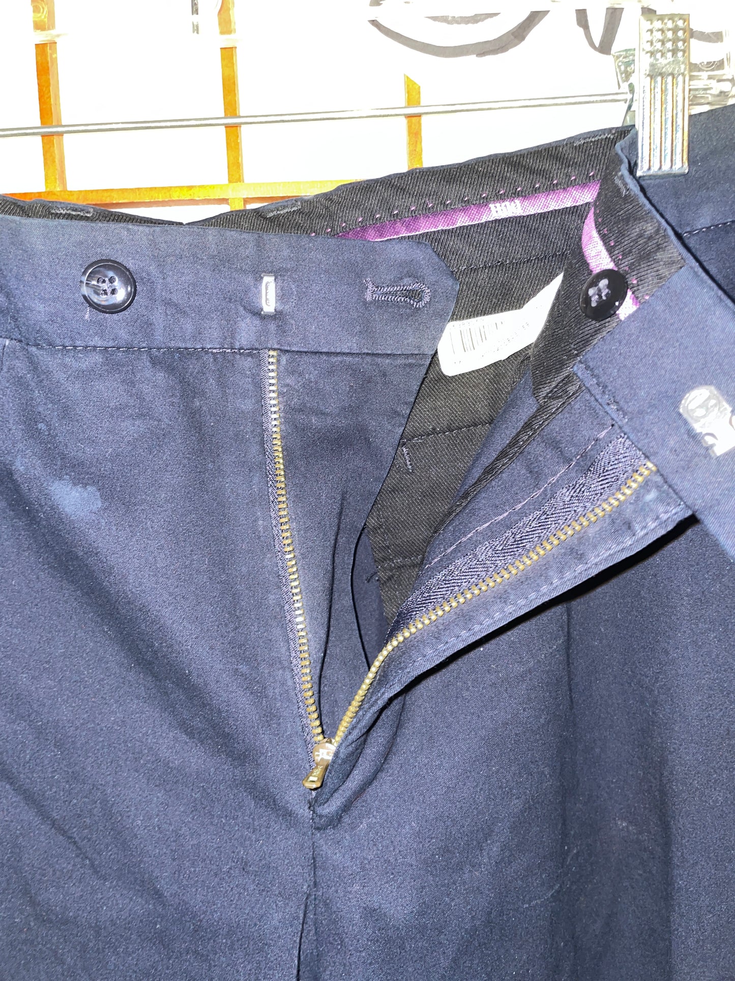Blue Brown Hiltl Trouser Pants
