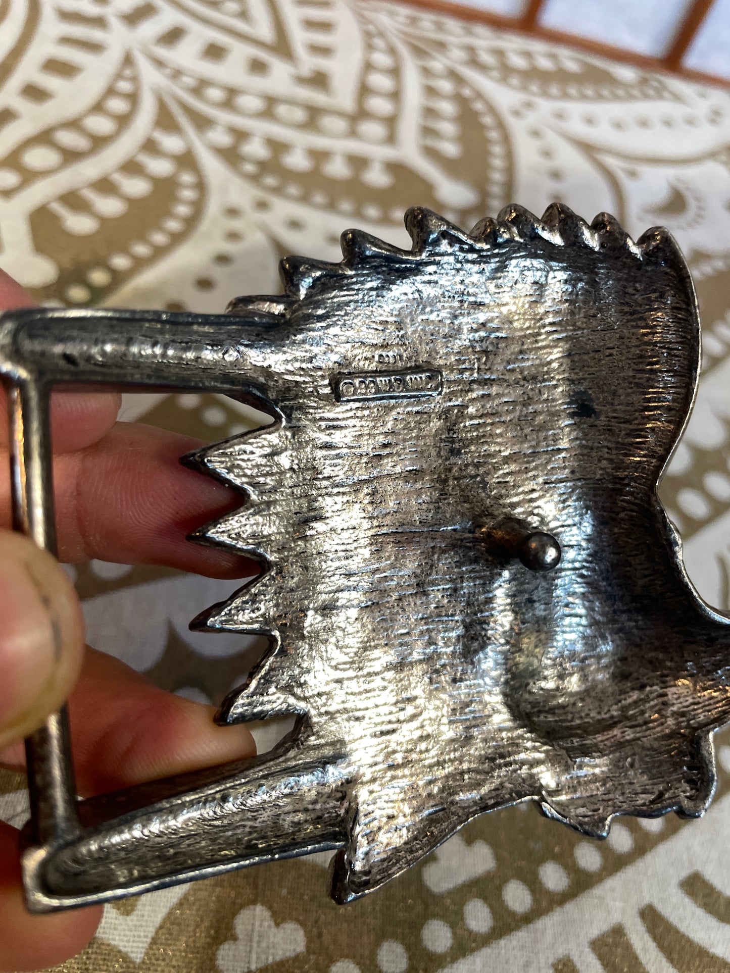Bad, Bad Bugs Bunny Belt Buckle, Silver