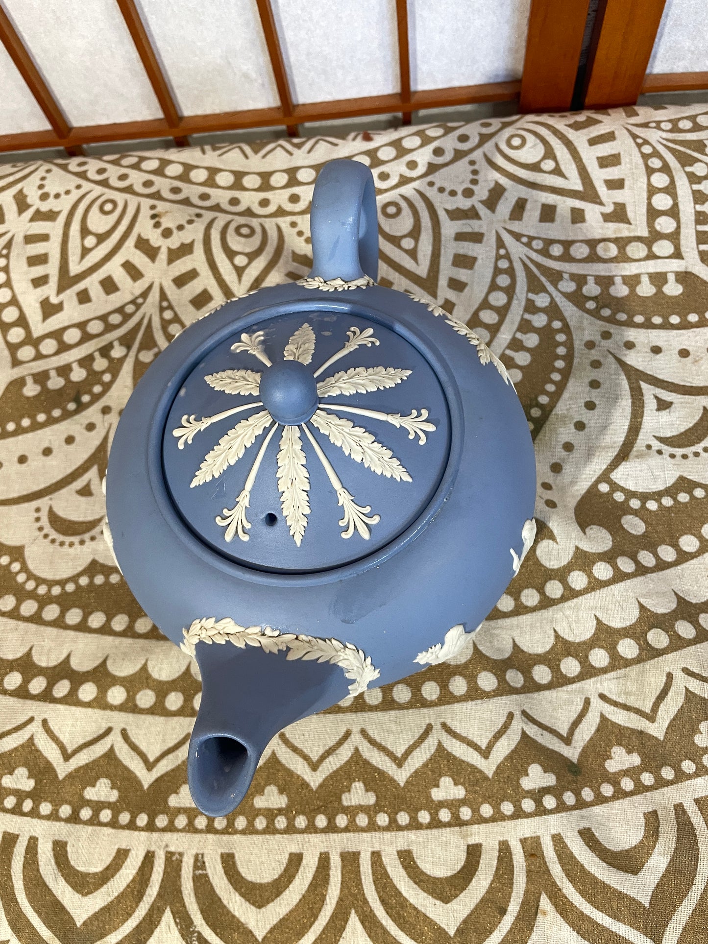 Pale Blue Teapot by Wedgwood England