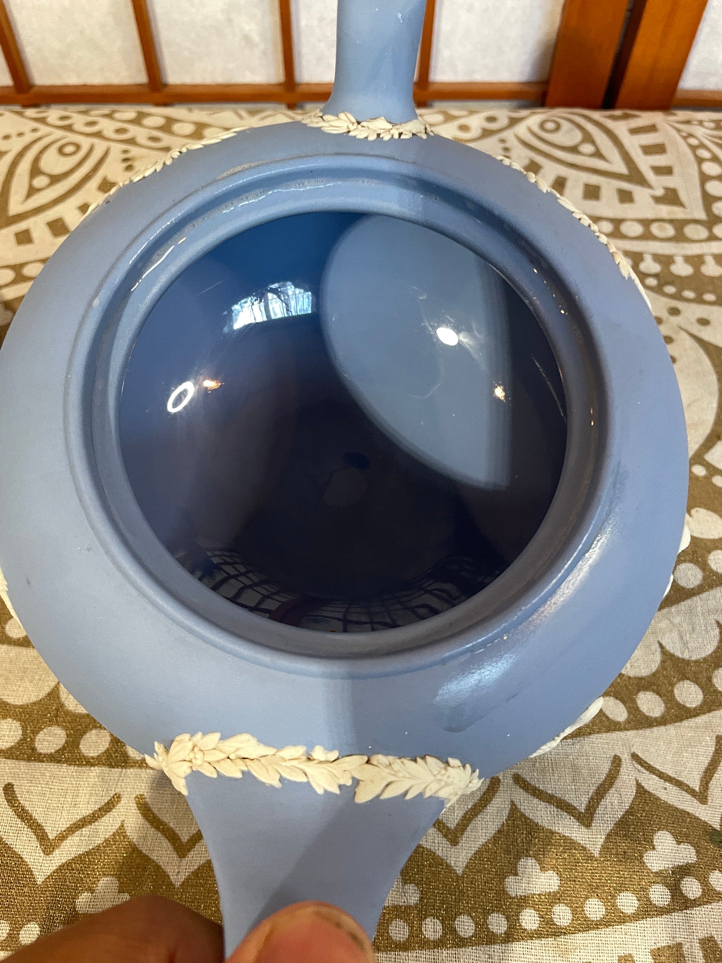 Pale Blue Teapot by Wedgwood England