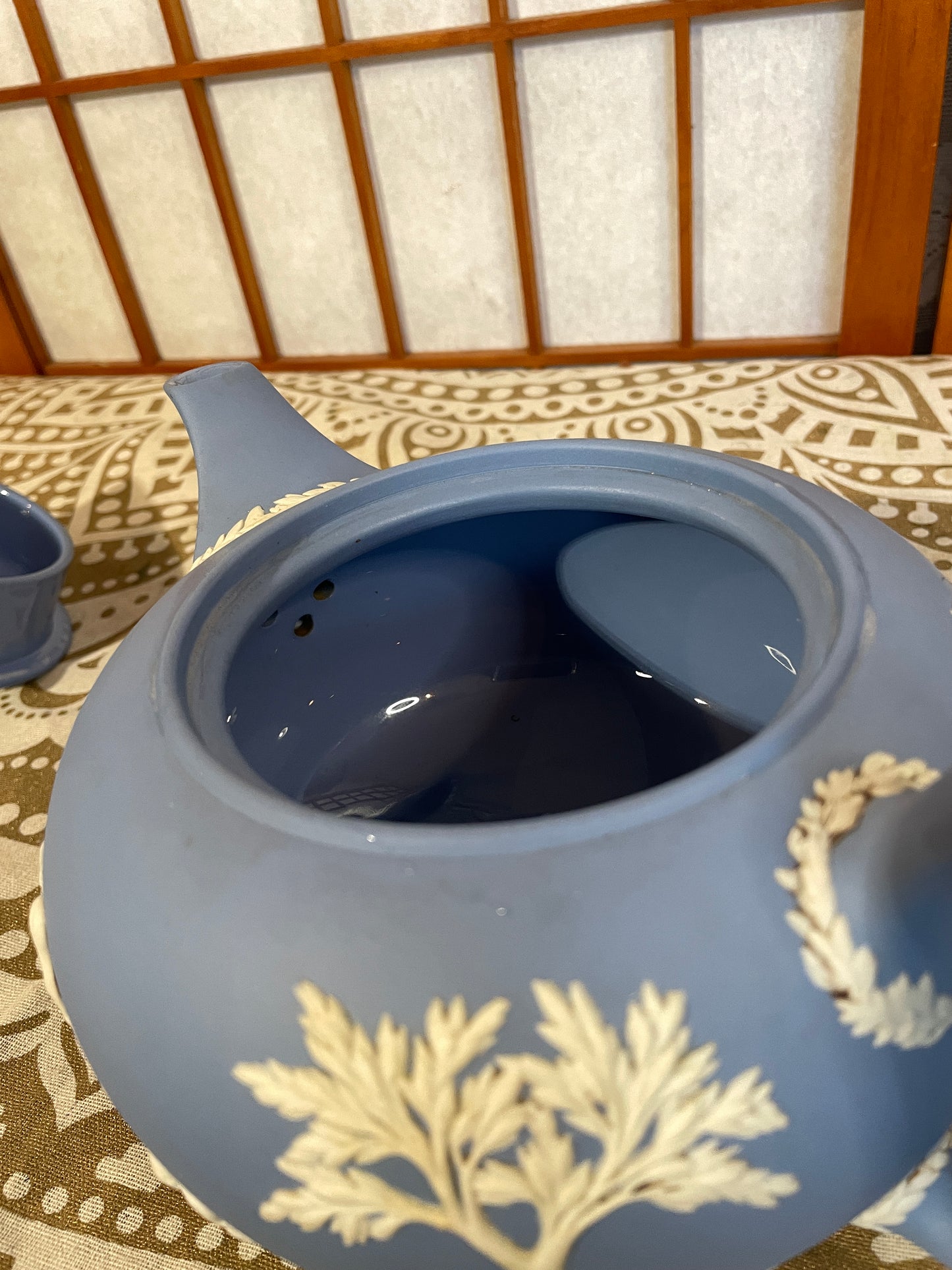 Pale Blue Teapot by Wedgwood England