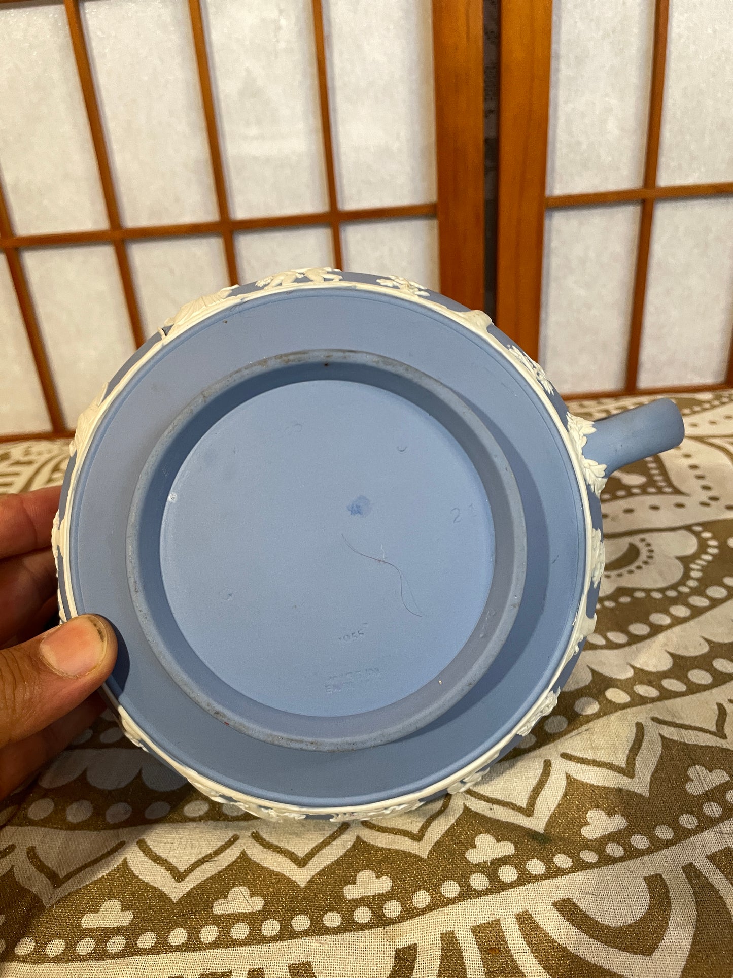 Pale Blue Teapot by Wedgwood England