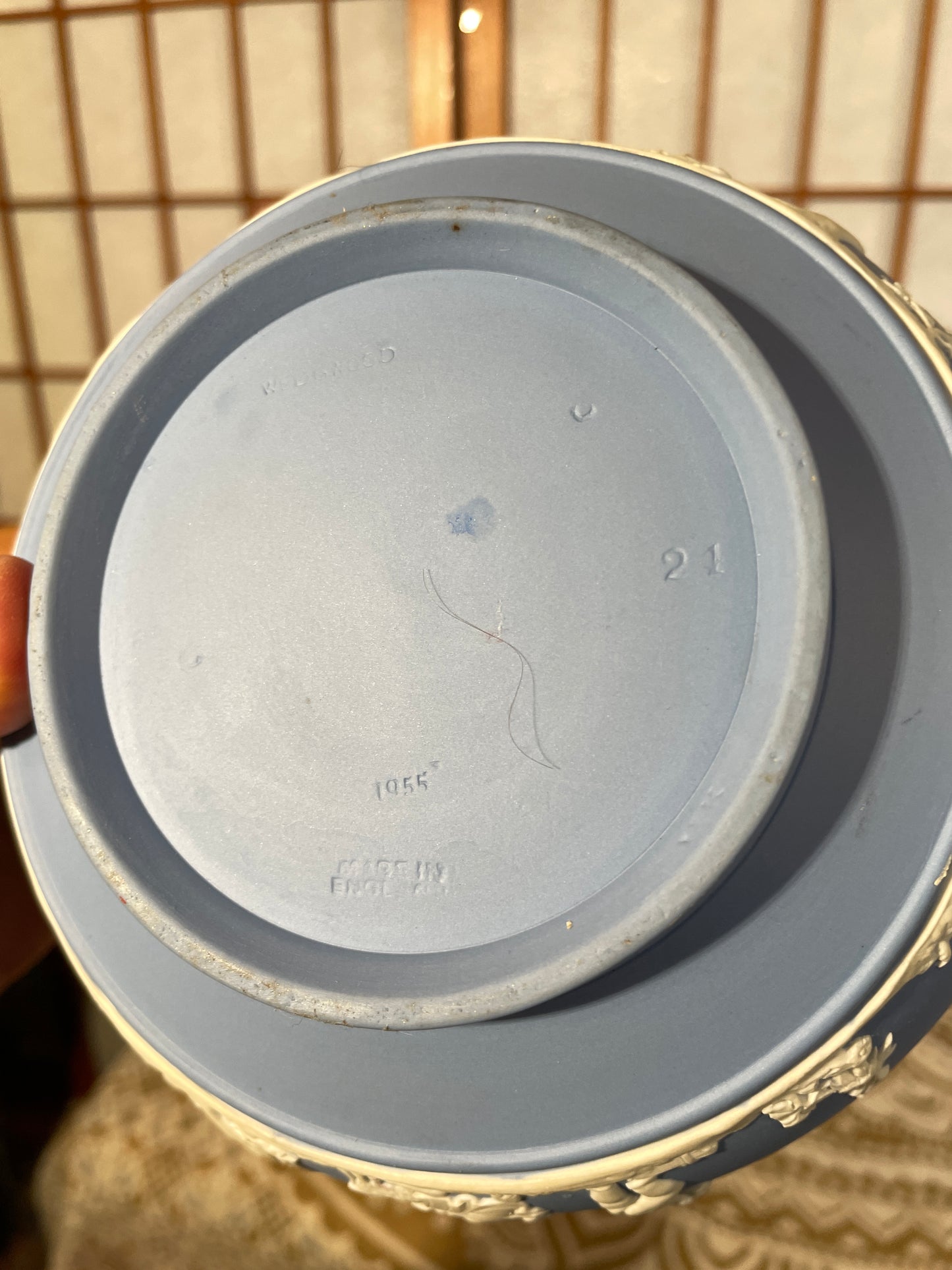 Pale Blue Teapot by Wedgwood England