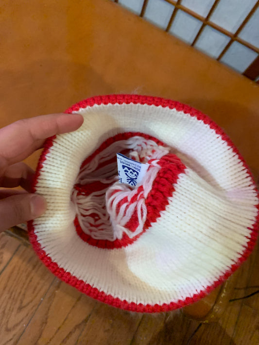 Red, Cool, Collected Handmade Beanie