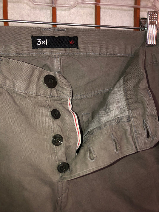 Gray Brown Selvedge Jeans by 3x1