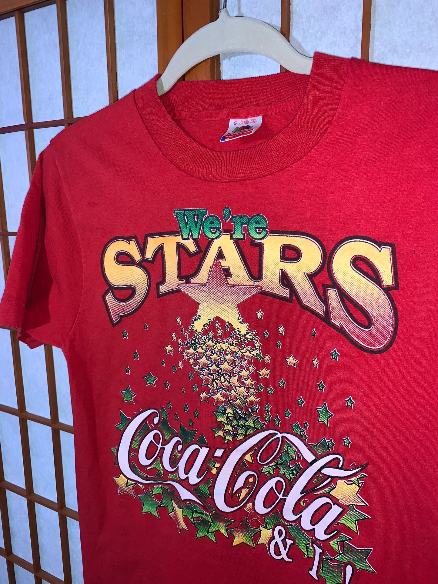 Cat and Stars Coca-Cola Shirt