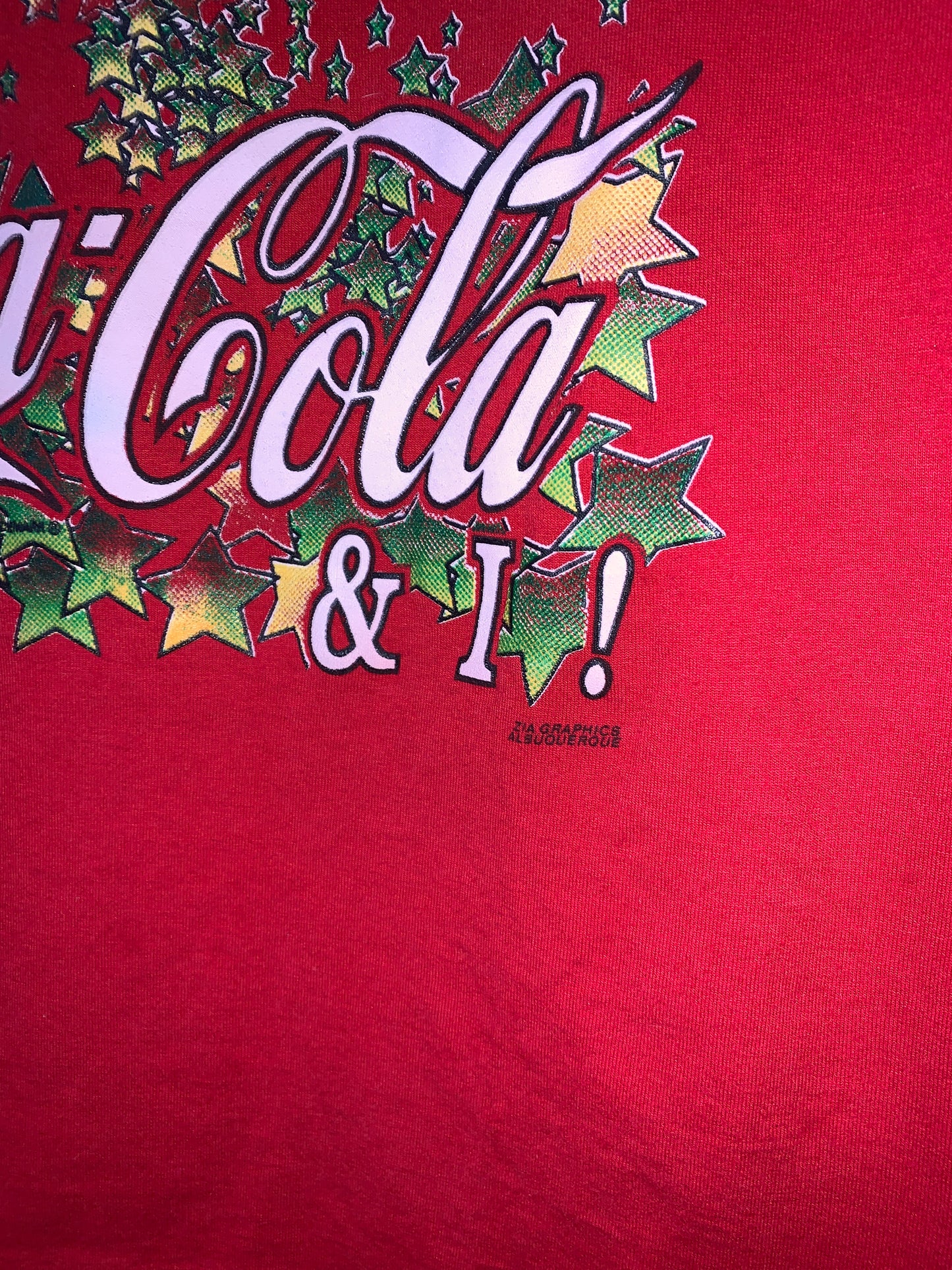 Cat and Stars Coca-Cola Shirt