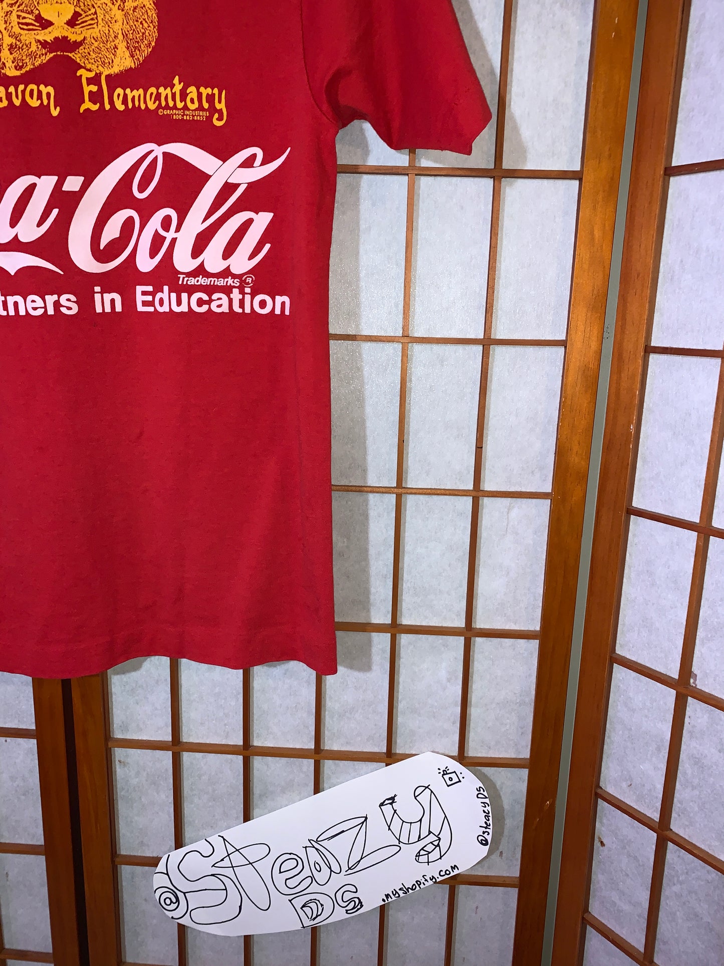 Cat and Stars Coca-Cola Shirt