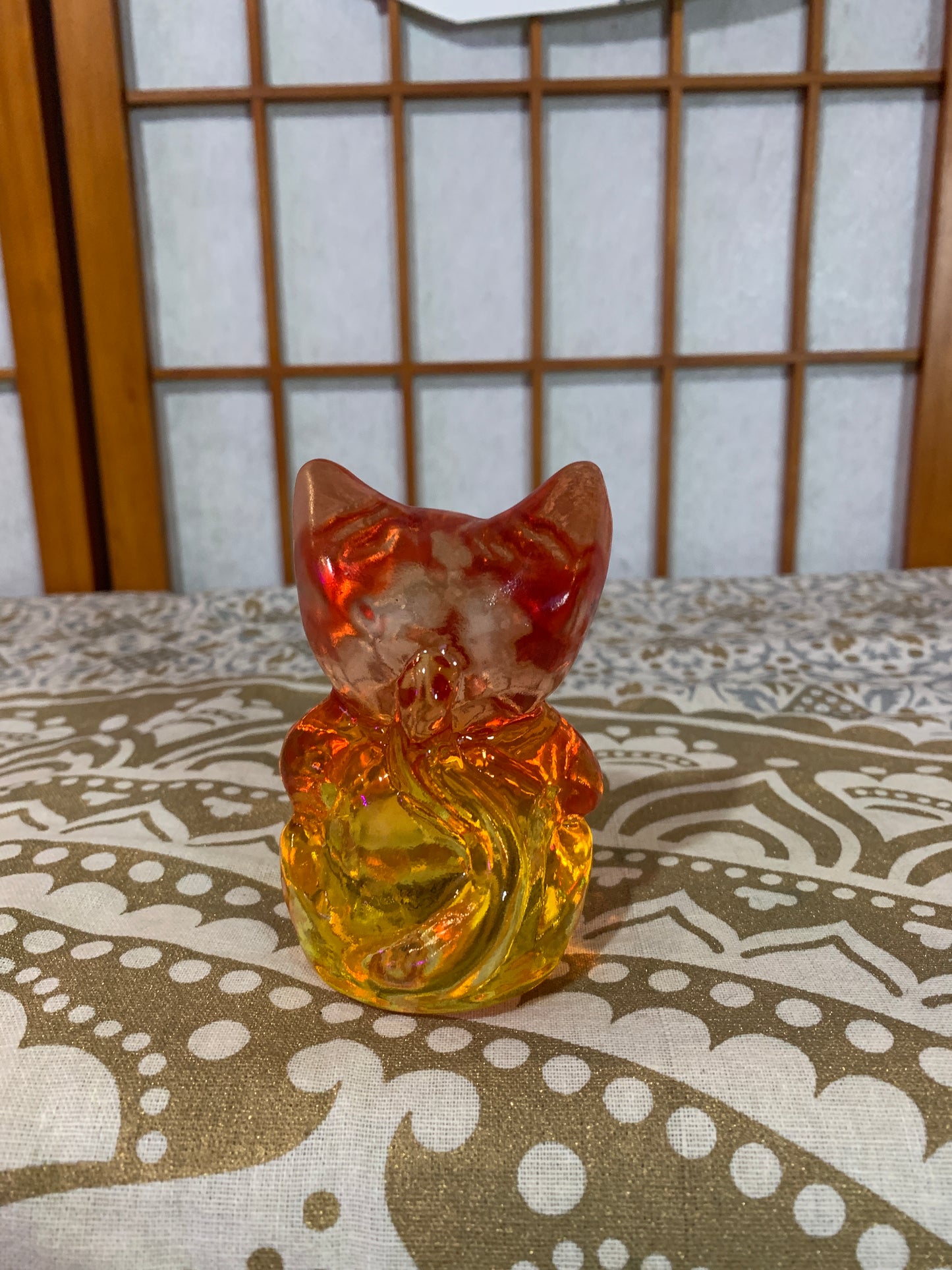 Crystal Cat Fireball, Kosta Boda