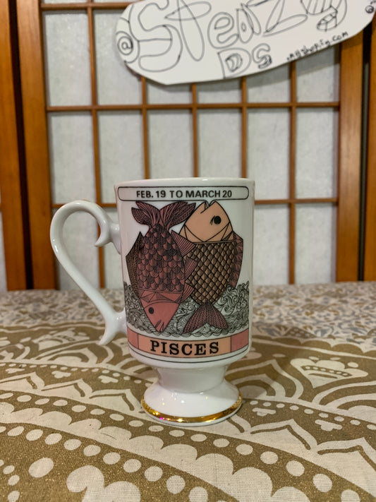 Royal Crown Zodiac mug pisces Horoscope Astrology Elena 2810 Arnart