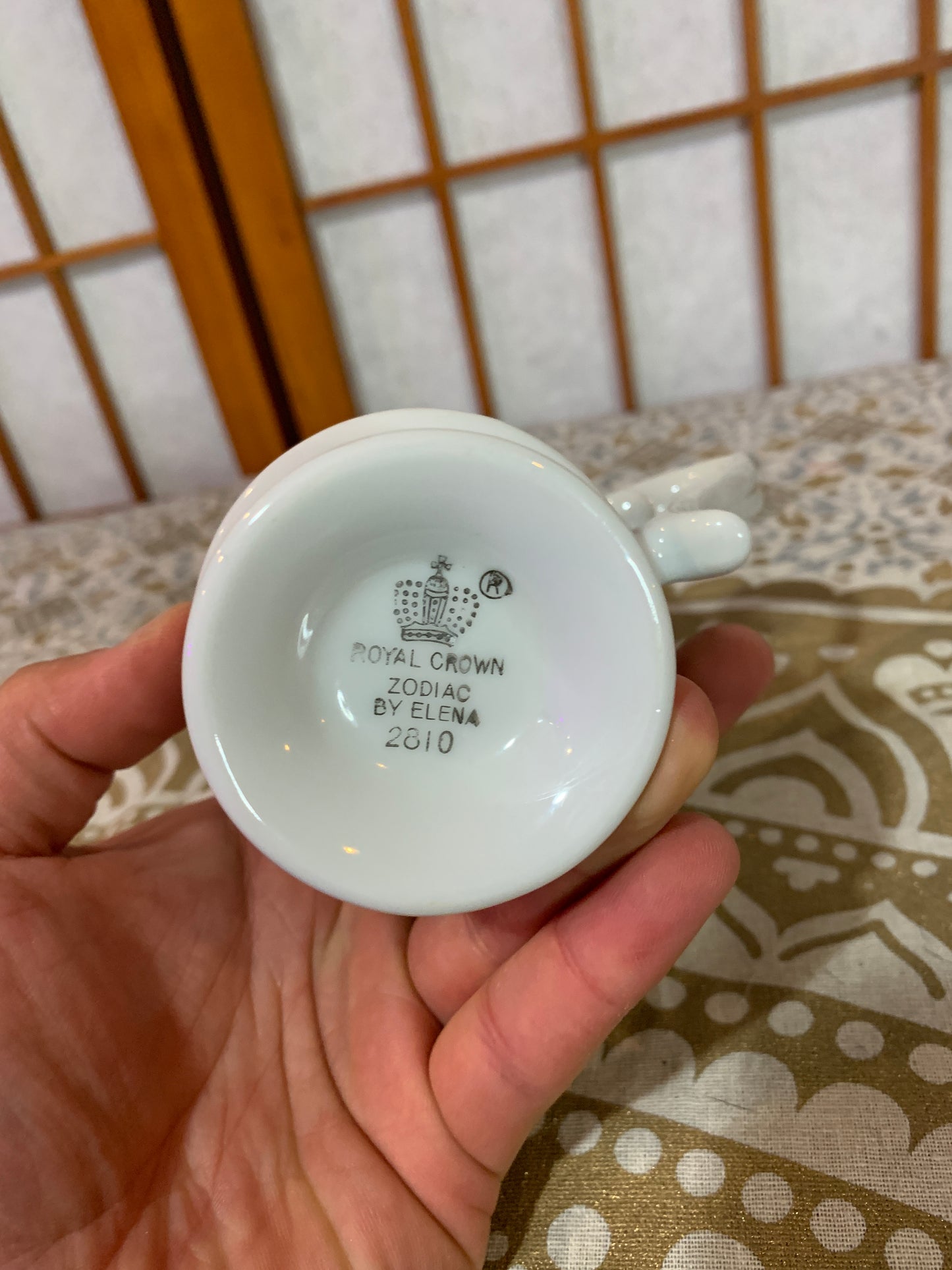 Royal Crown Zodiac mug pisces Horoscope Astrology Elena 2810 Arnart