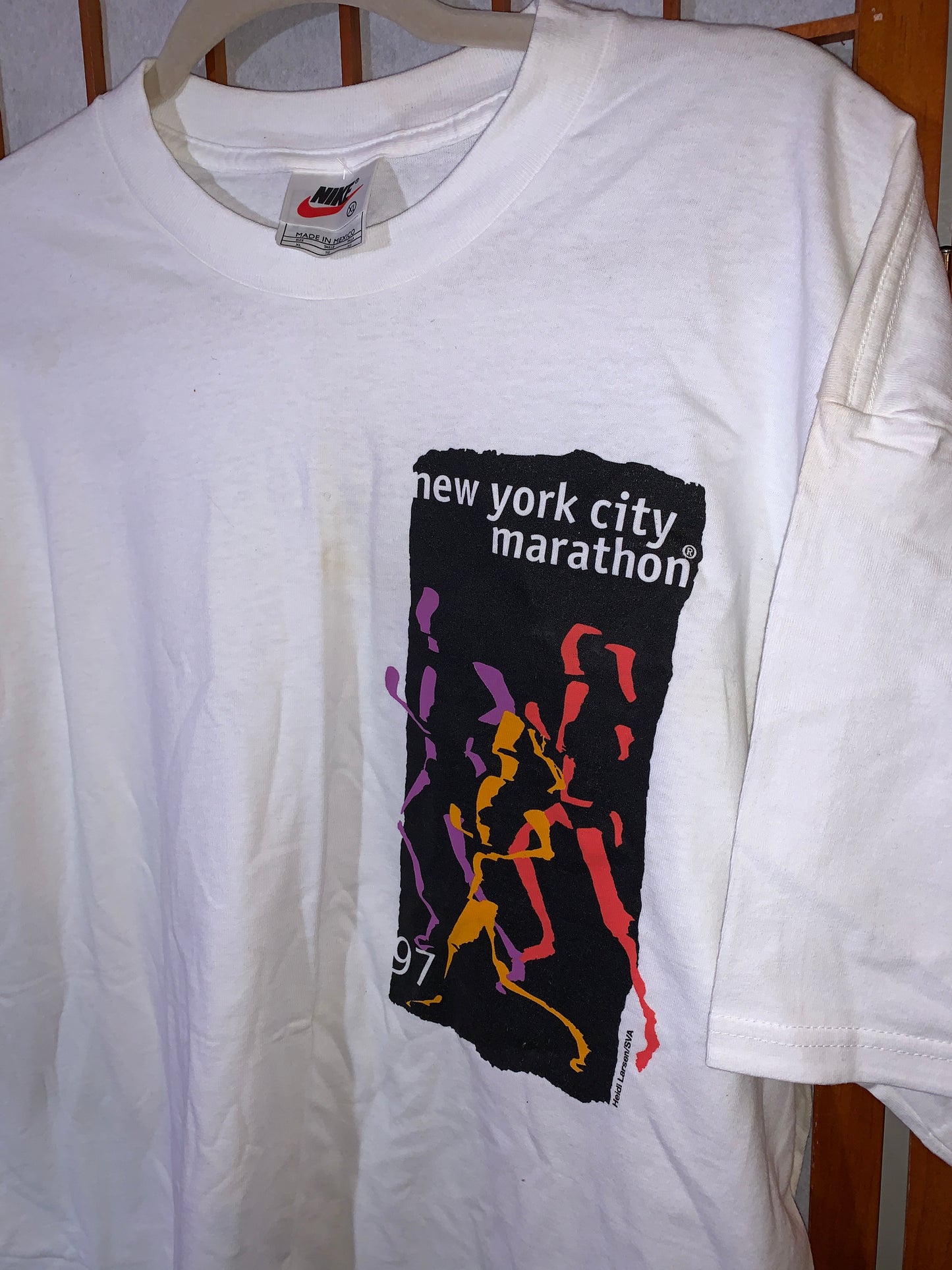1998 NYC Marathon Shirt, Vintage Nike