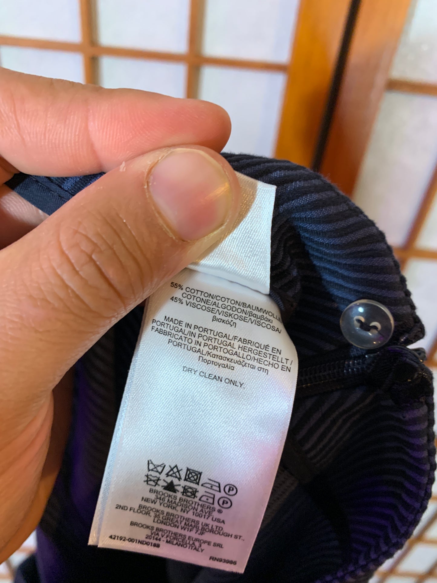 Subtly Serious Trousers, Brooks Brothers-Lanificio Campore