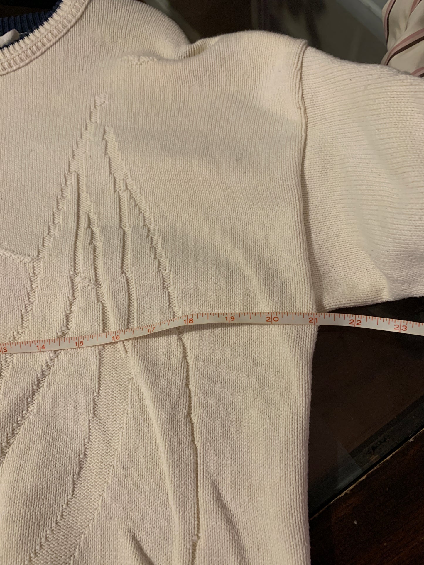 Trashed Big Boat Cream Cruiser Crewneck