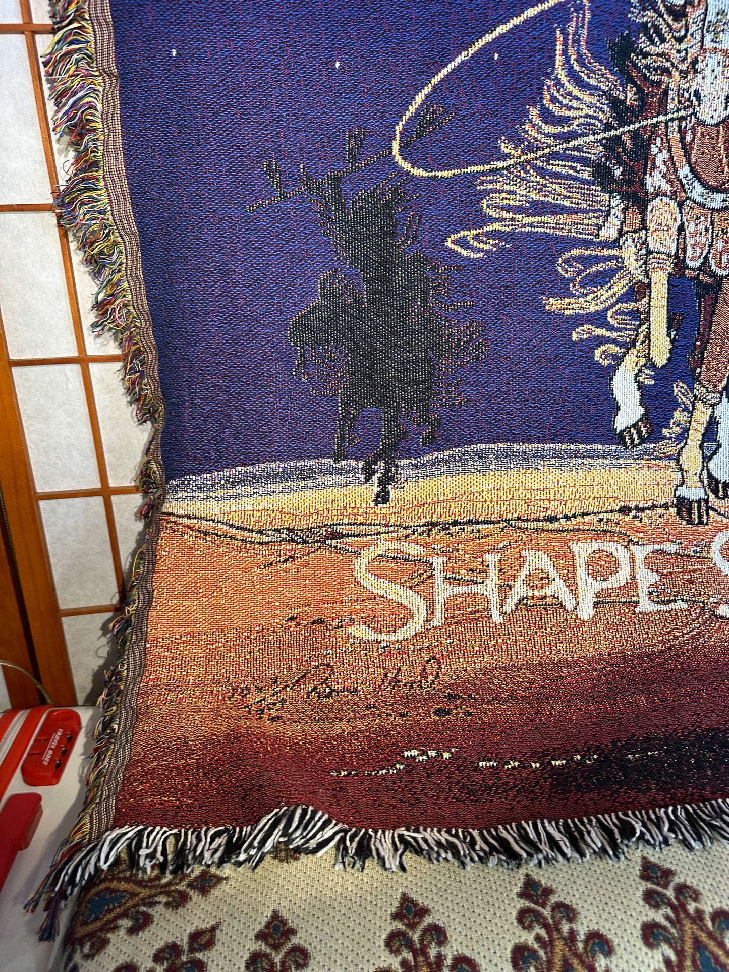 Santana Shape Shifter Band Concert Tour Collect Blanket Tapestry Artist Throw