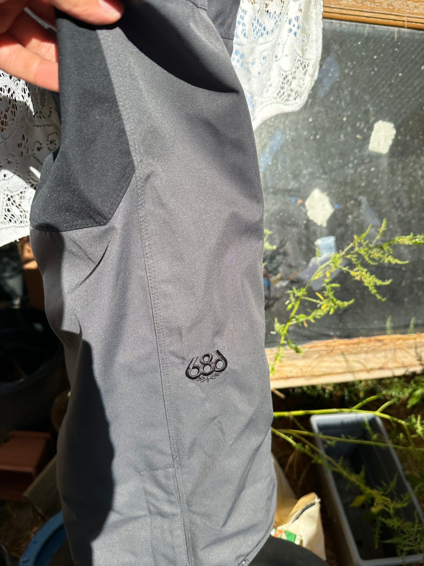 686 Hot Lap Insulated Bib Overalls Pant Infidry Snow Medium Gray Men ski M2w211