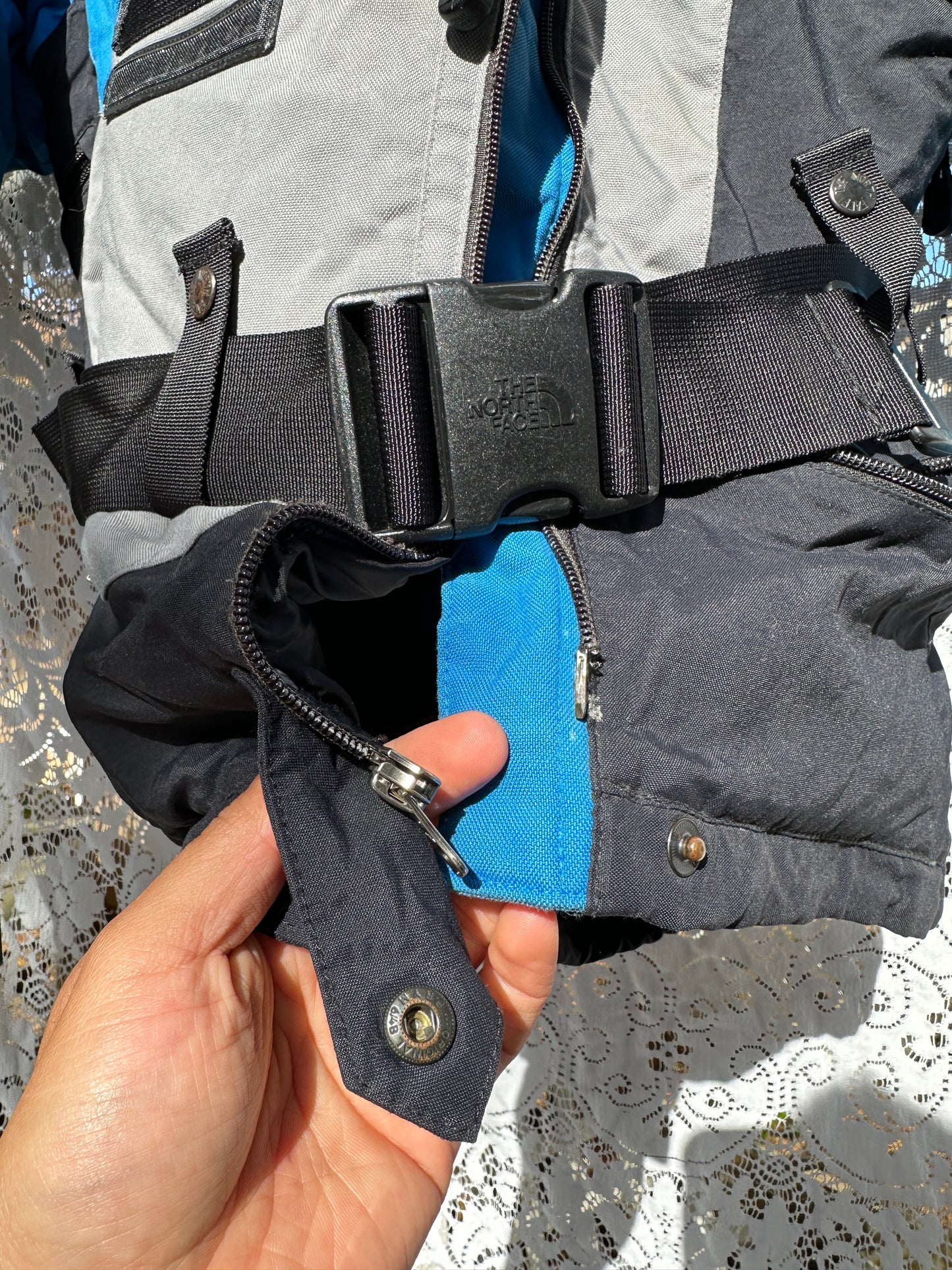 North Face Down Jacket Steep Tech Scot Schmidt 550 Large Women vintage