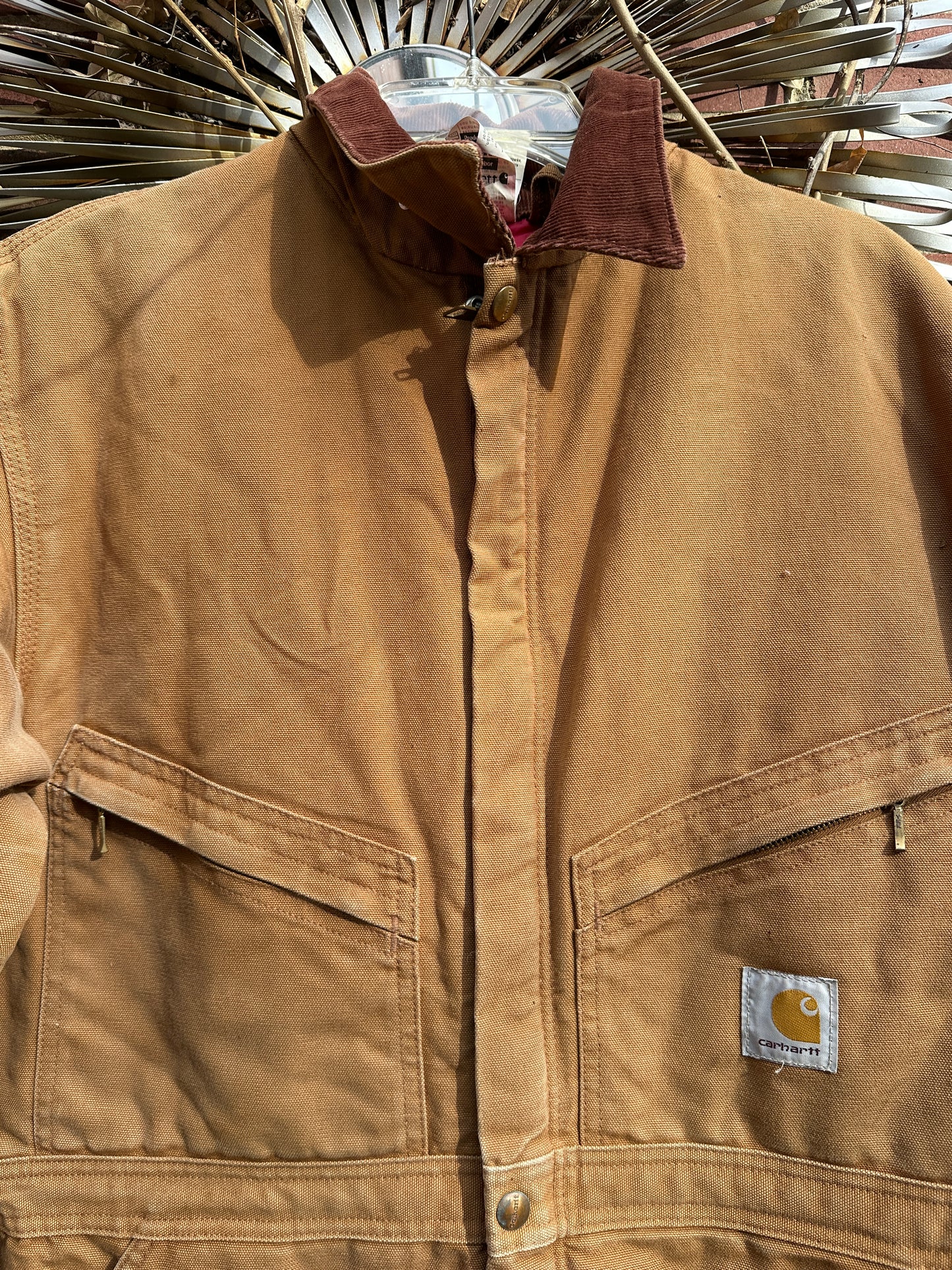 Carhartt Coverall 46 Short Quilt Insulated bib Union X01