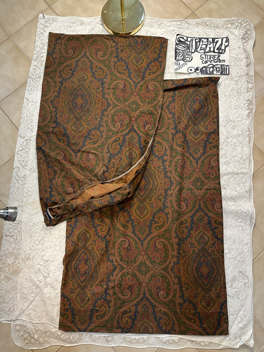 RALPH LAUREN Paisley Twin Sheet fitted flat Set Vintage Brianna Elizabeth
