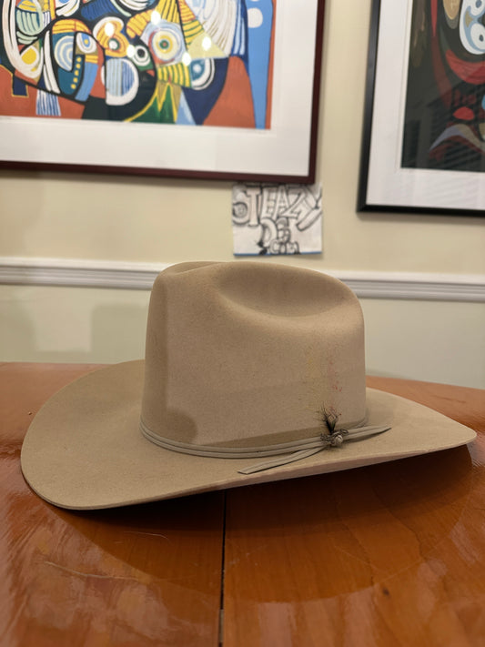 Silver Belly Stetson Rancher Cowboy Hat 4X Beaver Western 7 1/8 xxxx