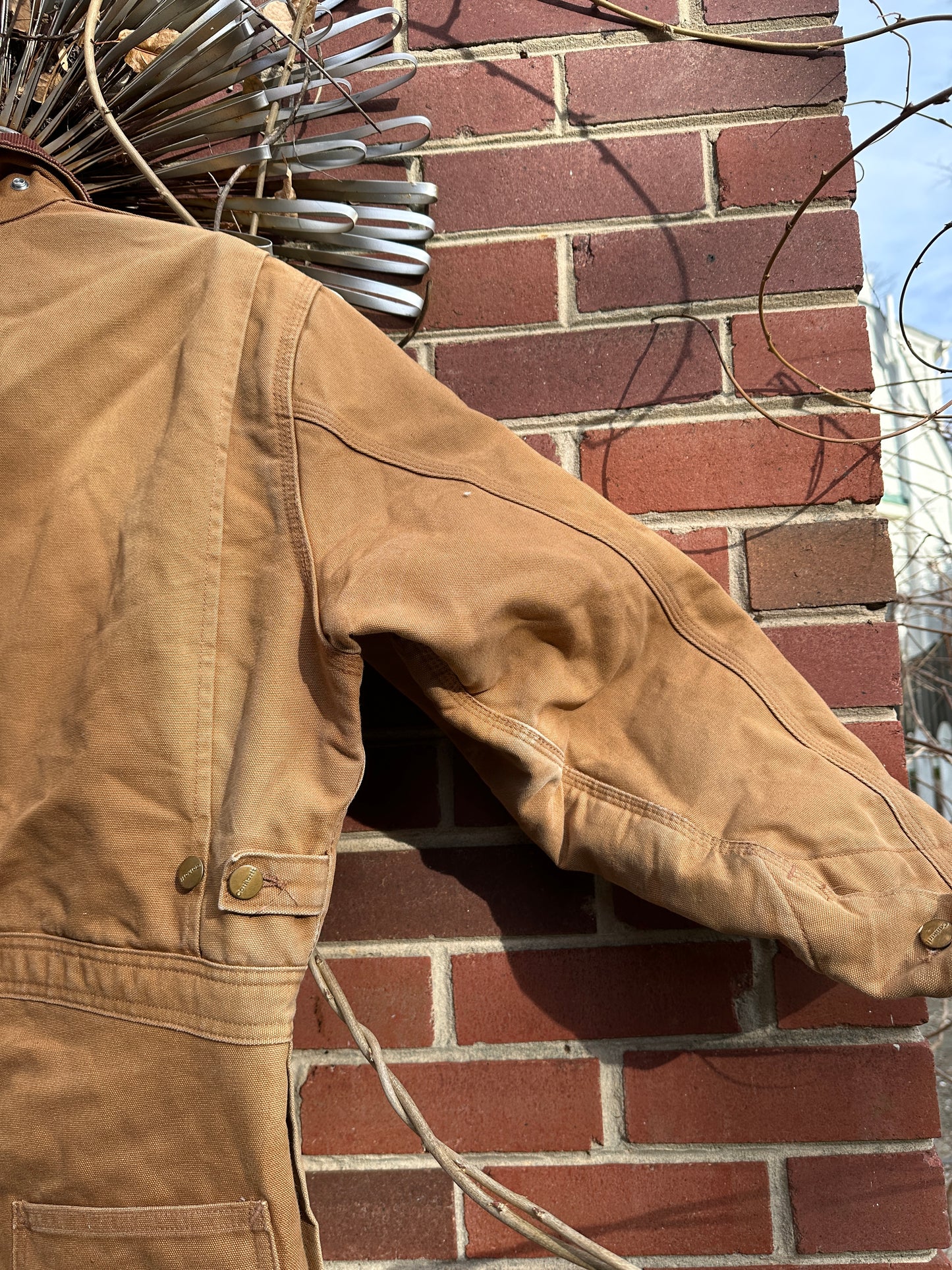 Carhartt Coverall 46 Short Quilt Insulated bib Union X01