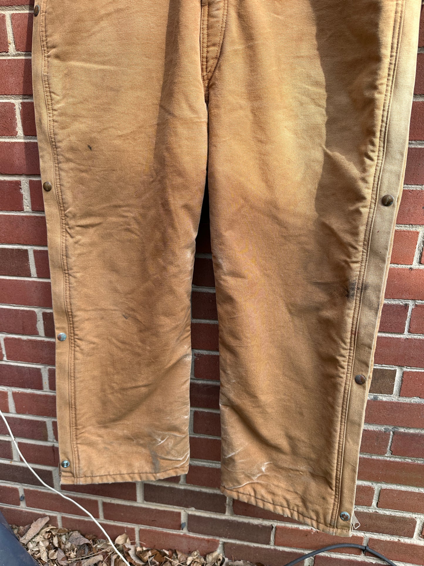 Carhartt Coverall 46 Short Quilt Insulated bib Union X01