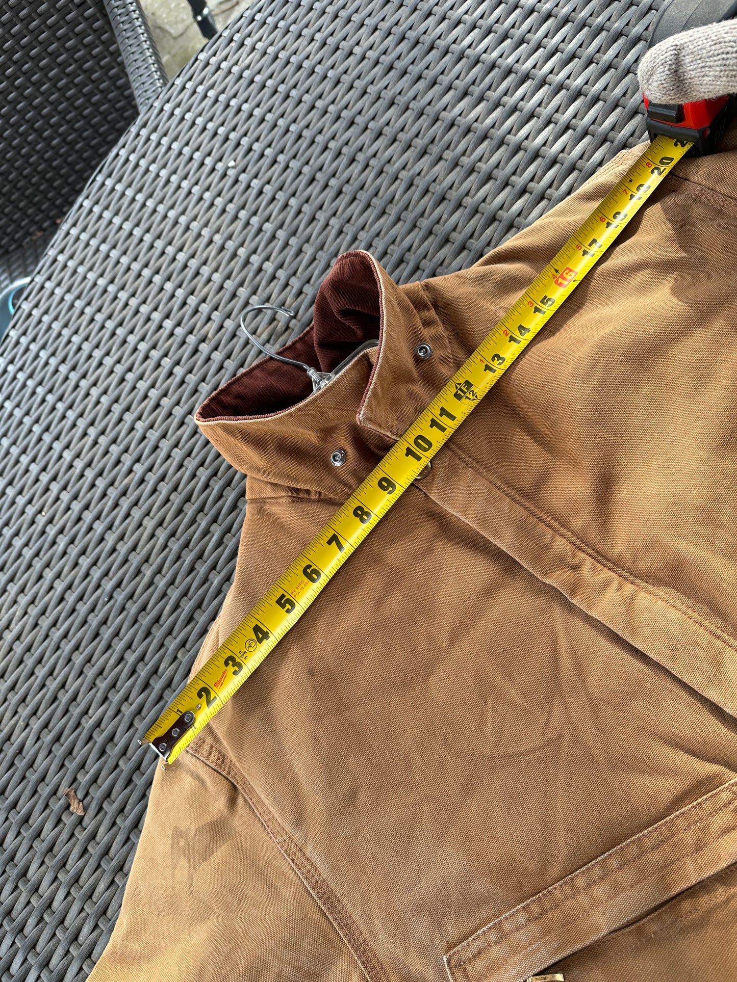 Carhartt Coverall 46 Short Quilt Insulated bib Union X01