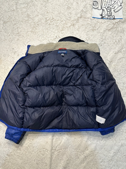 Ralph Lauren Polo Sport Down BLUE Puffer Jacket Water Repel Youth XL