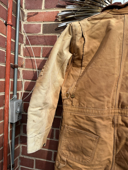 Carhartt Coverall 46 Short Quilt Insulated bib Union X01