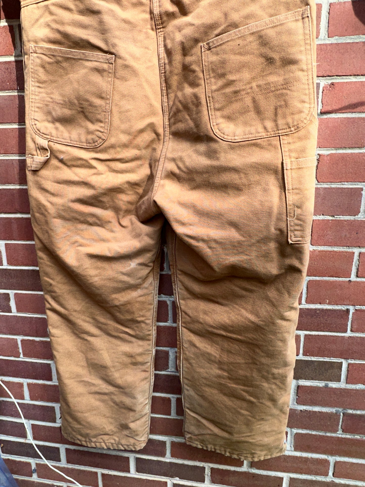 Carhartt Coverall 46 Short Quilt Insulated bib Union X01