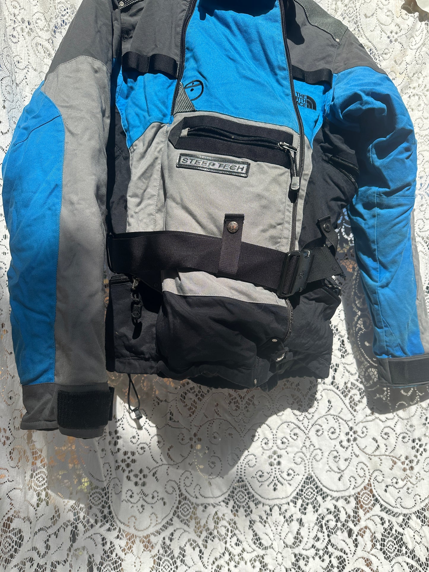 North Face Down Jacket Steep Tech Scot Schmidt 550 Large Women vintage