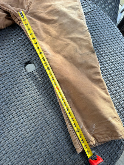 Carhartt Coverall 46 Short Quilt Insulated bib Union X01